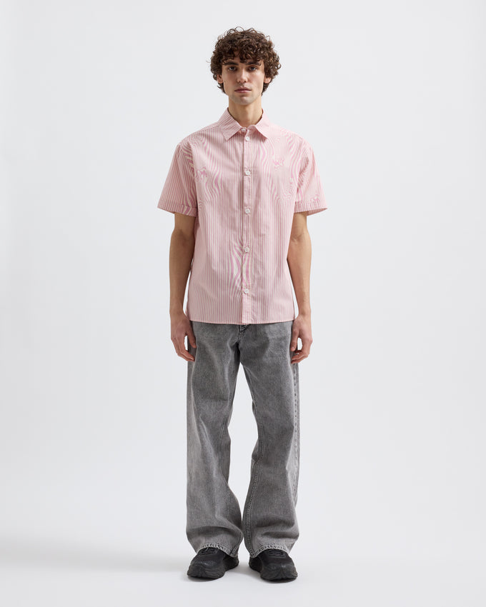 Callum – Pink Glitch Stripe