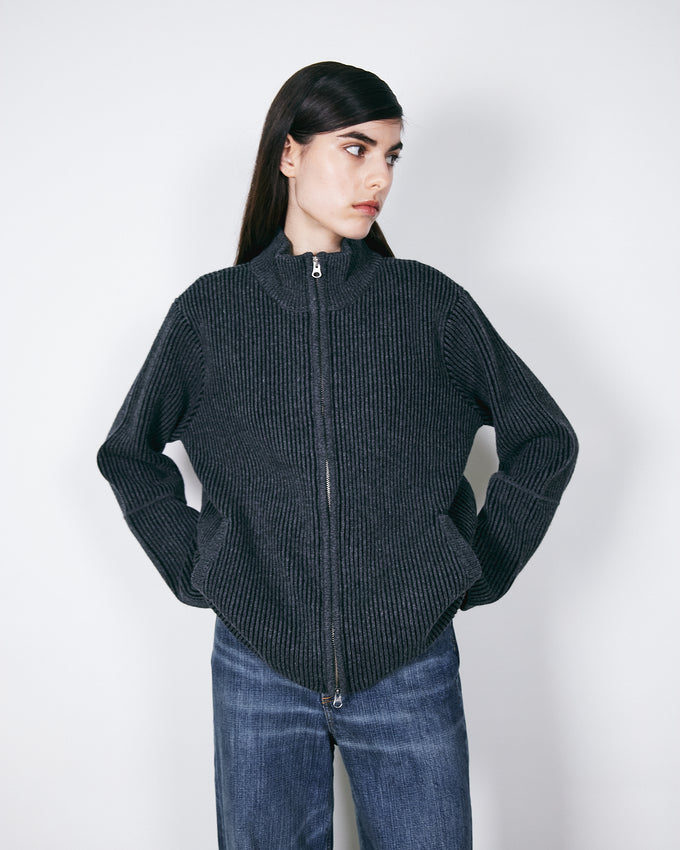 Seven Wmn Wool Black Melange
