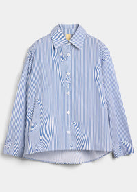 Stella Blue Glitch Stripe