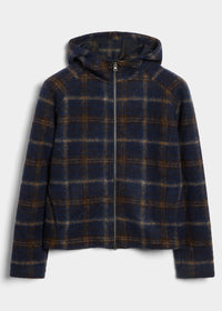 Seven Hoodie Blue Check
