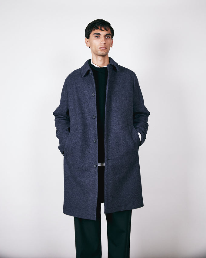 T-Coat Wool Florence Blue