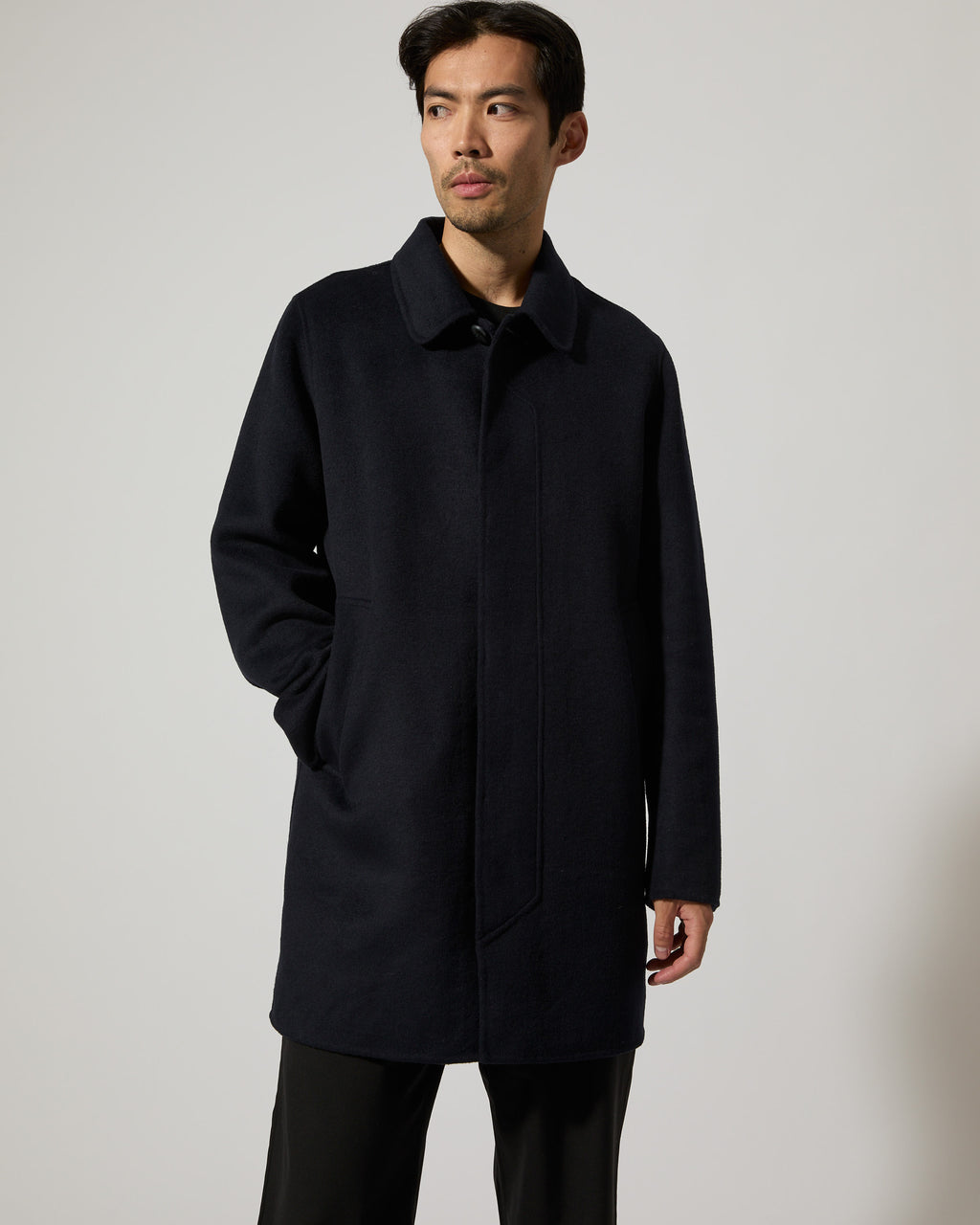 T-Coat Wool – Midnight Blue